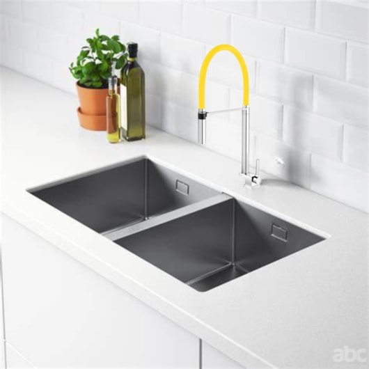 Torneira Para Cozinha De Mesa Doc Bica Alta Cromada/amarelo Docol - Imagem principal - 8b3183b9-cd94-4c30-a387-6eb624e5e762
