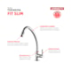Torneira Para Cozinha De Mesa Fit Slim Cromada 1167 C31 Lorenzetti - 35170d4f-568a-444c-8bb1-0ed840cb6b66