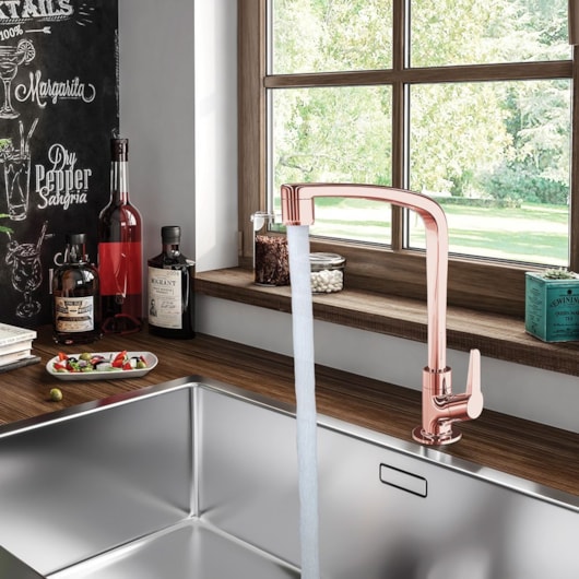 Torneira Para Cozinha De Mesa Flatt F71 1167 Rose Gold Lorenzetti - Imagem principal - 0ae24553-0b3f-4988-8495-4db1a24e2d5e