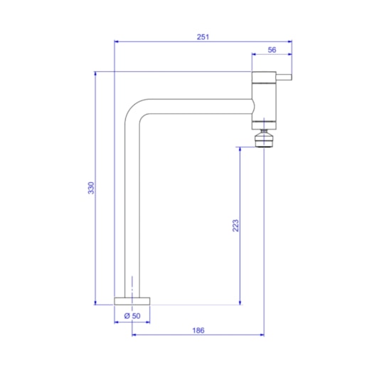 Torneira Para Cozinha De Mesa Link Bica Móvel 90° Cromada Deca - Imagem principal - 8d08daa7-bc11-4656-b23d-a56a19ee4b78