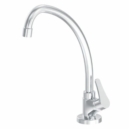 Torneira Para Cozinha De Mesa Nova Exacta Cromado Fabrimar DN15