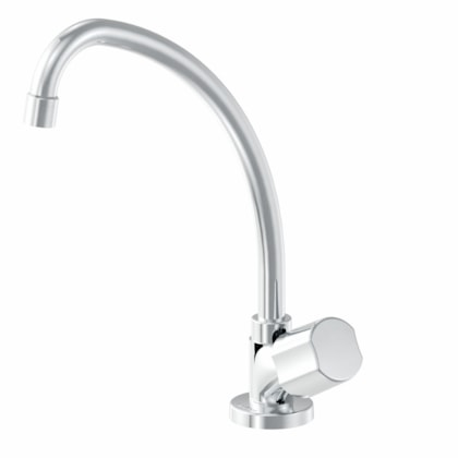 Torneira Para Cozinha De Mesa Nova Petra Cromado Fabrimar DN15