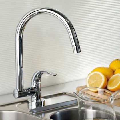 Torneira Para Cozinha De Mesa Pratika Plus Cromado Fabrimar