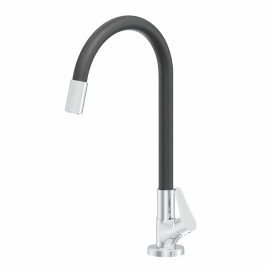 Torneira Para Cozinha De Mesa Tubo Flex Nova Exacta Cromado Fabrimar DN15 - Imagem principal - 34315b49-376e-499a-b832-cb8bff1c9dd2