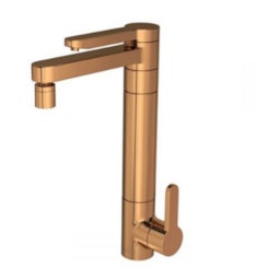 Torneira Para Cozinha De Mesa Twin Com Filtro E Bica Alta 1140 Red Gold Deca