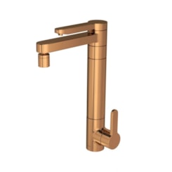 Torneira Para Cozinha De Mesa Twin Com Filtro E Bica Alta 1140 Red Gold Deca