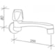 Torneira Para Cozinha De Parede Digital Line Cromado 25cm Fabrimar - daf9c86e-bb39-4bd8-8743-1628b67fe578