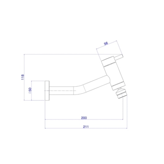 Torneira Para Cozinha De Parede Link Bica Baixa 1159 Cromada Deca - Imagem principal - 4b113a04-cc25-48dd-85bf-0ea4fd14c496