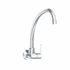 Torneira Para Cozinha De Parede Nova Exacta Cromado Fabrimar DN15
