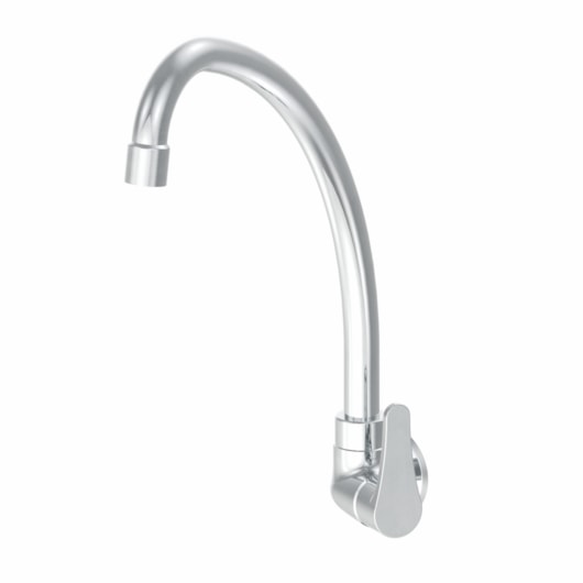 Torneira Para Cozinha De Parede Nova Exacta Cromado Fabrimar DN15 - Imagem principal - 24e51989-8866-4800-9d27-b4f127e96cb7