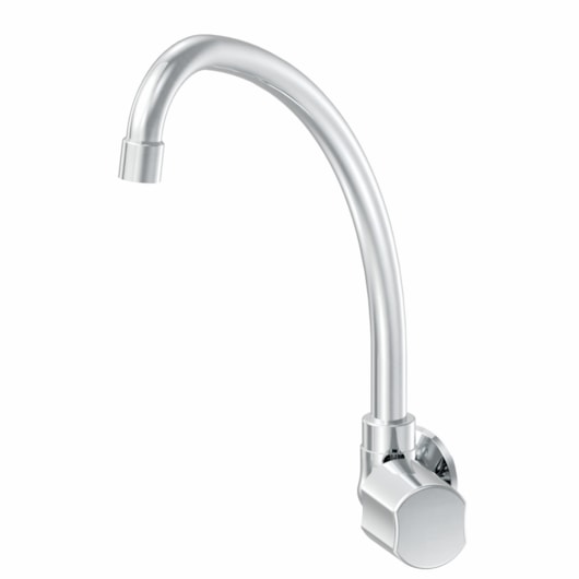 Torneira Para Cozinha De Parede Nova Petra Cromado Fabrimar DN15 - Imagem principal - 73a0049c-da76-4a5d-8224-f5368ca78591