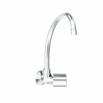 Torneira Para Cozinha De Parede Nova Petra Cromado Fabrimar DN15