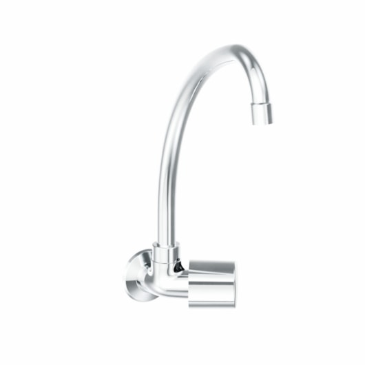 Torneira Para Cozinha De Parede Nova Petra Cromado Fabrimar DN15 - Imagem principal - 01328a23-2b95-48e7-a939-bfedeabfb708