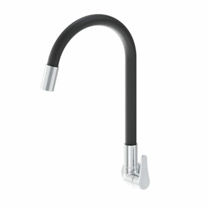 Torneira Para Cozinha De Parede Tubo Flex Nova Exacta Cromado Fabrimar DN15