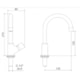 Torneira Para Lavatório Balcão 10090 Mebermatic Meber - 9fa4ba88-f32f-477e-8d3a-603fc495a998