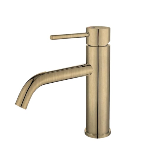 Torneira Para Lavatório Bica Baixa Dourado Escovado Drop - Imagem principal - 0534f9c8-2507-4691-bd93-3be5f4cb3c72