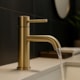 Torneira Para Lavatório Bica Baixa Dourado Escovado Drop - 544816ac-8a93-4e34-8610-e98e19d8ba14