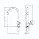 Torneira Para Lavatório De Mesa 1188 15 Bica Alta 1/4v Preto Matte Meber - 2d3a25fd-d103-4f7d-92a7-e18125997e51