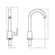Torneira Para Lavatório De Mesa 1190 35 1/4v Cobre Matte Meber - 670ffaa7-b2a3-4eb5-ba50-7d25c2abfe17