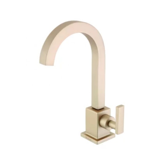 Torneira Para Lavatório De Mesa 1190 35 1/4v Dourado Matte Meber - Imagem principal - cfc3bd5c-d74b-4054-aaf1-1950e61d68eb