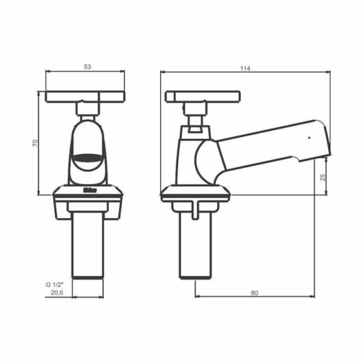 Torneira Para Lavatório De Mesa 1192 15 1/4v Preto Matte Meber - Imagem principal - e6e8677a-3d7b-415f-ac22-b3edf2649048