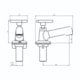 Torneira Para Lavatório De Mesa 1192 15 1/4v Preto Matte Meber - 2c772061-3925-4962-9b2f-c613b1bc0d33