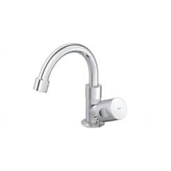 Torneira Para Lavatório De Mesa Aspen Bica Alta Cromado Deca