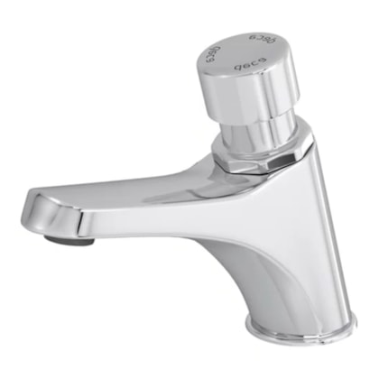 Torneira Para Lavatório De Mesa Automática Temporizada Decamatic Eco Cromada Deca