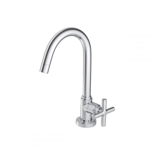 Torneira Para Lavatório De Mesa Bica Alta Duna Clássica Cromado Deca - Imagem principal - e6a640d9-31f4-4d2a-8c35-6bf1ebbf7a18