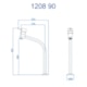 Torneira Para Lavatório De Mesa Bica Alta Eva 90 1208 Preto Fosco Fani - 71fa23c8-6af6-4db6-8b61-df4286576d4c