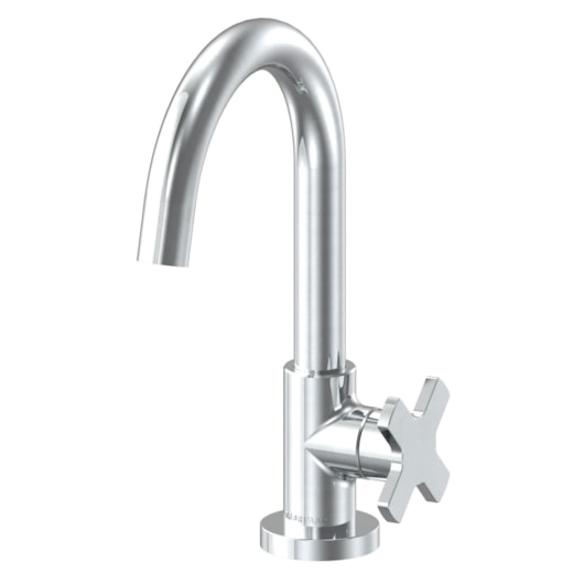 Torneira Para Lavatório De Mesa Bica Alta Nova Ella Cross Cromado Fabrimar DN15 - Imagem principal - 13d7c848-7463-4df3-a341-8b84a8487030