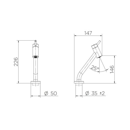 Torneira Para Lavatório De Mesa Bica Baixa Cromado Nova Lóggica Docol - Imagem principal - 8cf9531b-accc-47a3-9054-56b45cd39dcc