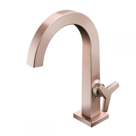 Torneira Para Lavatório De Mesa City Bica Alta Cobre Escovado Docol - Imagem principal - de1c7352-1605-40d2-b50b-a83508c01e46