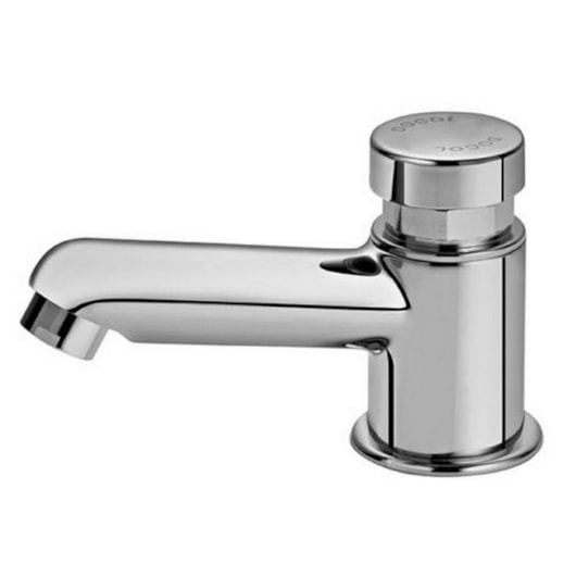 Torneira Para Lavatório De Mesa Com Ciclo Fixo Pressmatic Compact Bica Baixa Cromada Docol - Imagem principal - d95d94ba-85f0-4438-9898-94c7313eff46