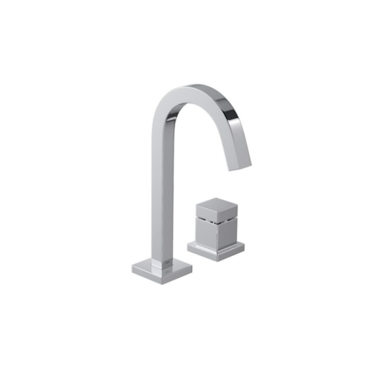 Torneira Para Lavatório De Mesa Cubo Bica Alta Cromado Deca - Imagem principal - 3a1541d8-8460-4906-bbfd-ad268da402b9