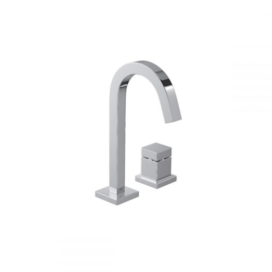 Torneira Para Lavatório De Mesa Cubo Bica Alta Cromado Deca - Imagem principal - e2e8a50c-2e3f-483b-8e32-9d9fdcaa8b00