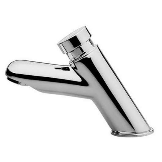 Torneira Para Lavatório De Mesa De Mesa Pressmatic 110 Leed Bica Baixa Cromada Docol - Imagem principal - 3f6333d1-93c0-475b-99a2-92e7599f9d5c