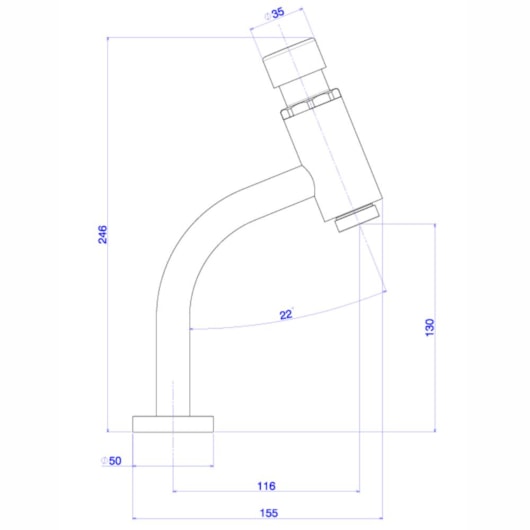 Torneira Para Lavatório De Mesa Decamatic Bica Alta Cromado Deca - Imagem principal - 9a7e475c-e5b1-45d5-8120-3ac84037d71f