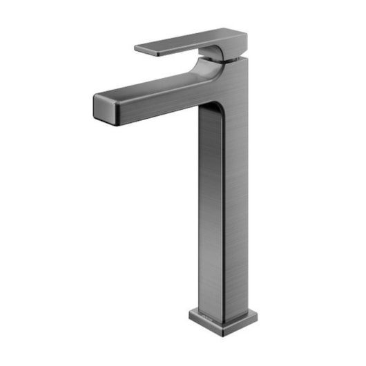 Torneira Para Lavatório De Mesa Edge Bica Alta Grafite Escovado Docol - Imagem principal - fc85c406-ef68-48b4-8940-6285f8ba0e38