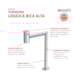 Torneira Para Lavatório De Mesa Loggica Matic Bica Alta 90° Cromada Docol - 24569001-1855-4bd8-8516-676b5edd6762