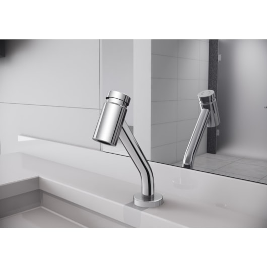 Torneira Para Lavatório De Mesa Loggica Matic Bica Baixa Cromada Docol - Imagem principal - 5fb2ac5c-6a51-45dd-b0aa-d6d0bd56c46e