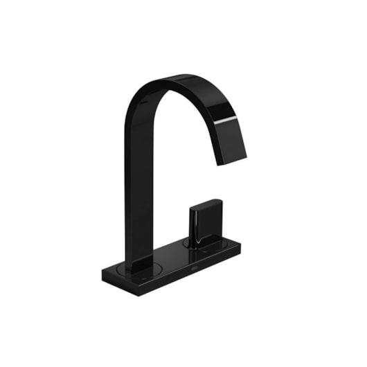 Torneira Para Lavatório De Mesa Polo Bica Alta 1191 Black Noir Deca - Imagem principal - 90292a9d-842a-408a-afc7-35cd86c7ad7c