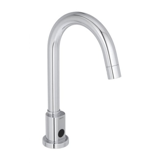 Torneira Para Lavatório De Mesa Redonda Com Sensor Bivolt Decalux Cromado Deca - Imagem principal - 9ab38a36-7d57-405b-aaed-708b4aeb2bbd