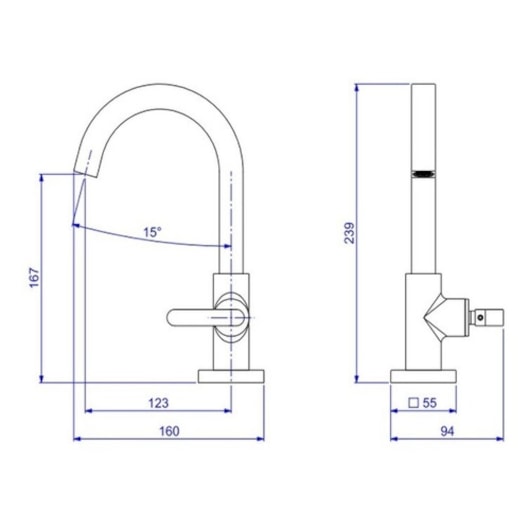 Torneira Para Lavatório De Mesa Soul Bica Alta 1198 Cromado Deca - Imagem principal - ab754b44-c418-4ad6-a496-8f54b9486662