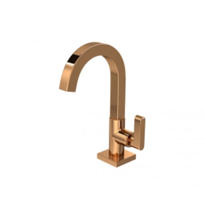 Torneira Para Lavatório De Mesa Soul Bica Alta Red Gold Deca