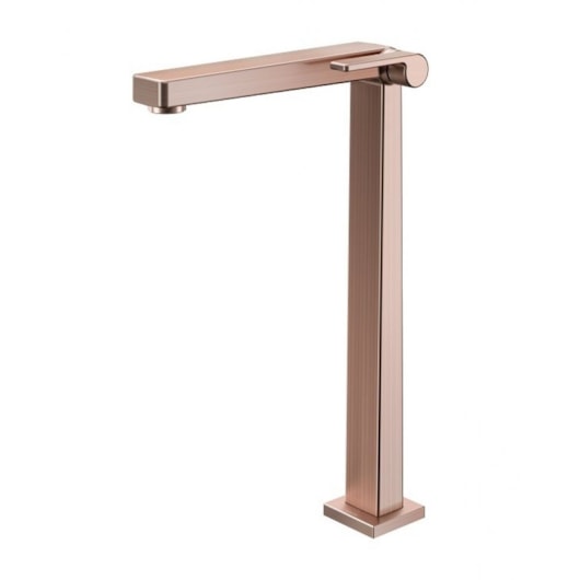Torneira Para Lavatório De Mesa Stillo Bica Alta 90 Cobre Escovado Docol - Imagem principal - 4b696663-b999-4278-867e-86e9f09f2923