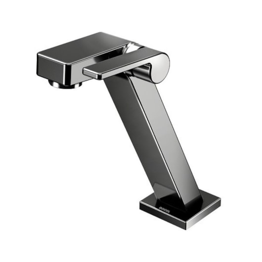 Torneira Para Lavatório De Mesa Stillo Bica Baixa Grafite Polido Docol - Imagem principal - 3fb6563f-7407-4186-9f96-102ce1575df9