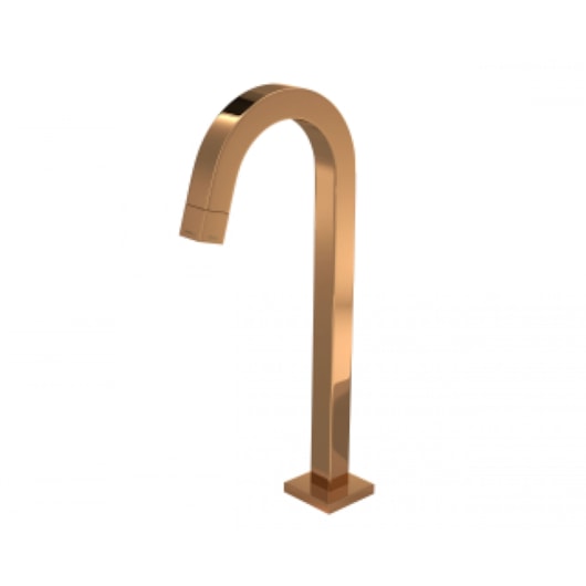 Torneira Para Lavatório De Mesa Tube Bica Alta Red Gold Deca - Imagem principal - 1f16dac1-a7d4-4c3c-9fad-bc5107f33814