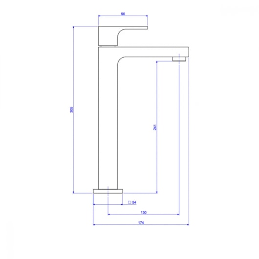 Torneira Para Lavatório De Mesa Unic Bica Alta 1189 Cromado Deca - Imagem principal - 76c01896-86dd-46eb-a595-54e78958713d