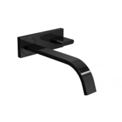 Torneira Para Lavatório De Parede Bica Baixa Polo Black Noir Deca